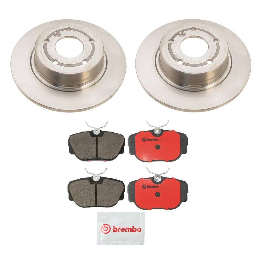 Land Rover Brembo Brakes Kit Pads and Rotors Rear (304mm) (Ceramic